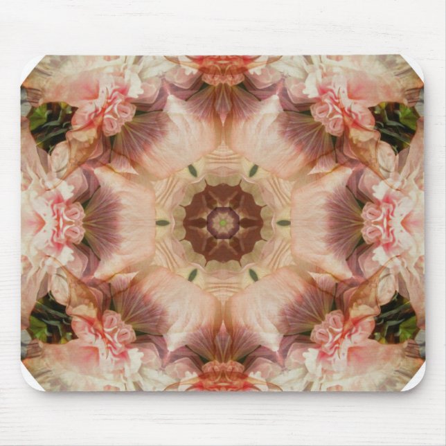 Ängel mandala för trumpetblomma - Mousepad Musmatta (Framsidan)
