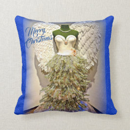 Angel Mannequin Dress Form Julgran Kudde