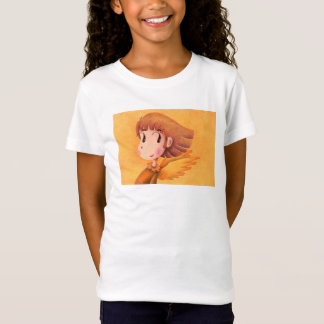 Ängel med brunt hår. t shirt