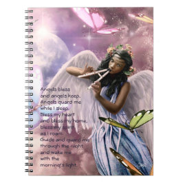 Angel med Butterflies Anpassningsbar Gift bärbar d Anteckningsbok Med Spiral