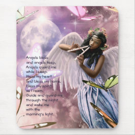 Angel med Butterflies Anpassningsbar Gift Mousepad Musmatta