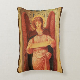 Ängel med en rulle av John Melhuish Strudwick Prydnadskudde