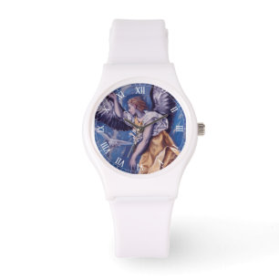 ängel med en vitduva armbandsur