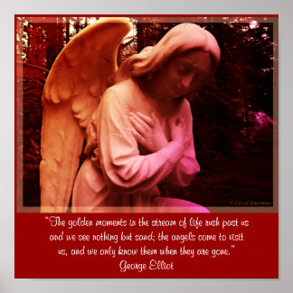 Angel med George Elliot-citatet poster
