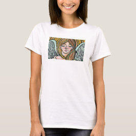 Angel med Grönt T Shirt