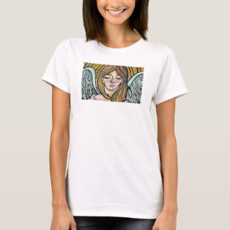 Angel med Grönt T Shirt