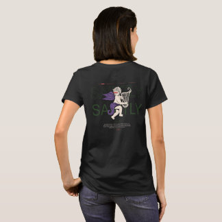 Angel med Harp Retro Vintage Design Saintly T Shirt