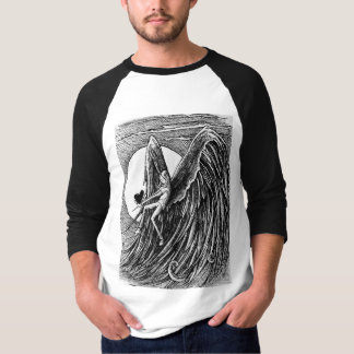 ängel med hjärtan t-shirt
