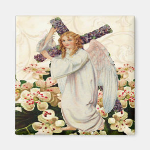 Angel med Kor Magnet