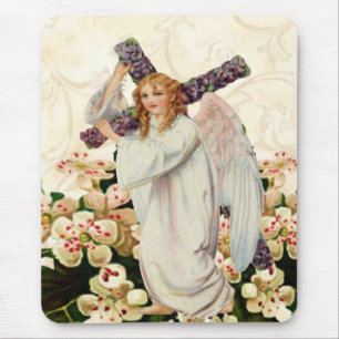 Angel med Kor musslad Musmatta