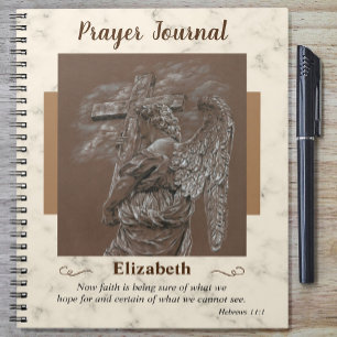 Angel med Kor Prayer Journal bärbara dator Anteckningsbok