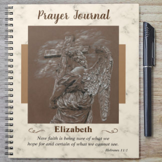 Angel med Kor Prayer Journal bärbara dator Anteckningsbok