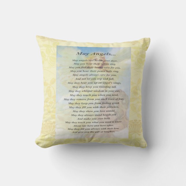 Ängel med kranen kudde (Framsida)