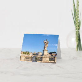 Angel med Krona av Thorns - Sant'Angelo, Rom Helgkort