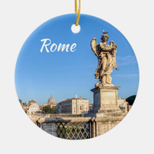 Angel med Krona av Thorns - Sant'Angelo, Rom Julgransprydnad Keramik