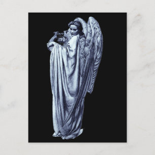 Angel med Lyre Vykort