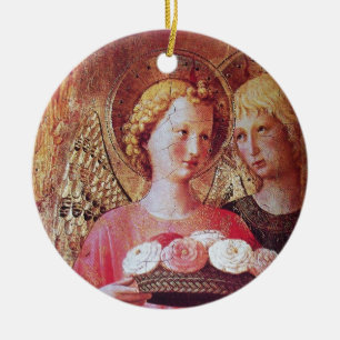 ANGEL MED RO JULGRANSPRYDNAD KERAMIK