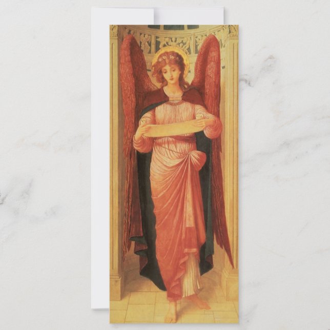 Angel med Rulla av John Melhuish Strudwick (Framsida)