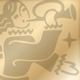 Angel med rumpet julklappat helgdag-kort helgkort
