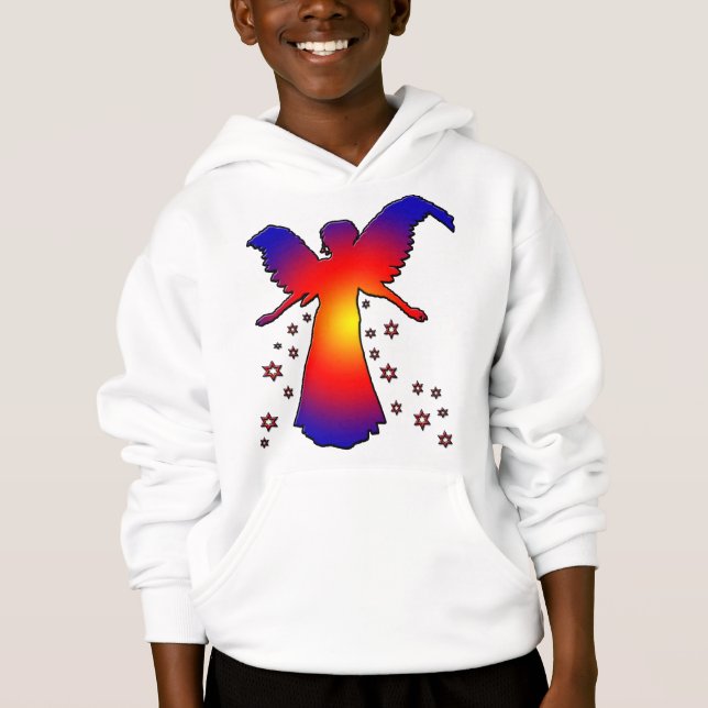 ÄNGEL MED STJÄRNOR TEE SHIRT (Framsida)