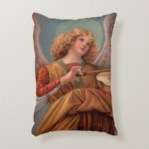 Angel med violin Rectangular Pillow Prydnadskudde