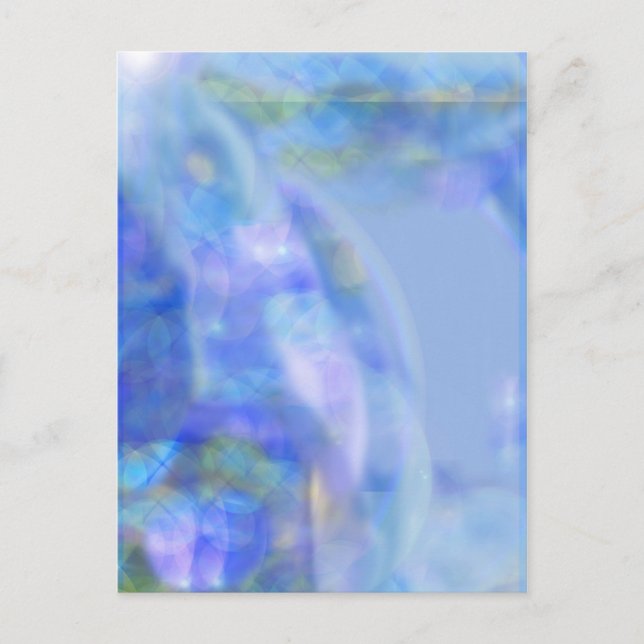 Ängel Meddelande Vykort (Framsida)