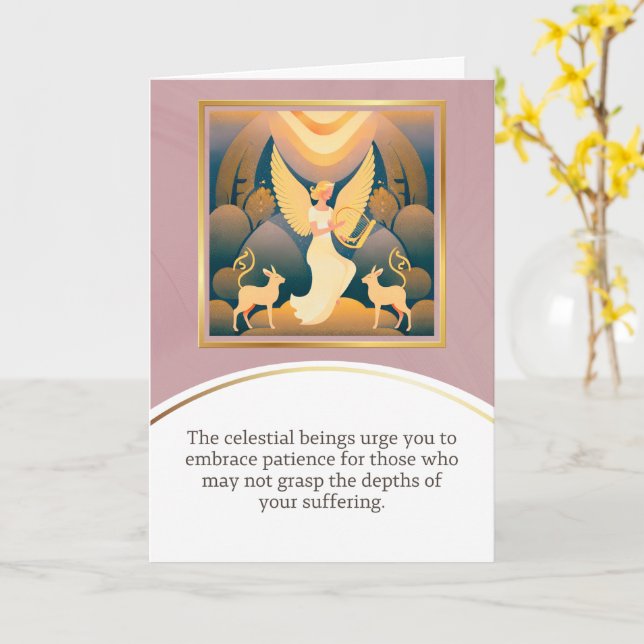 angel message egypt  happy birthday kort (Gul blomma)