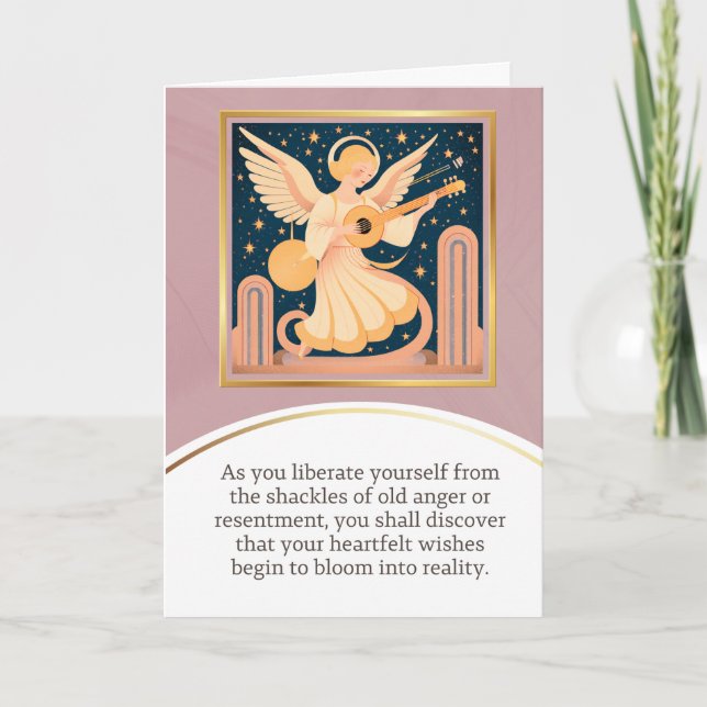 angel message egypt  happy birthday kort (Framsida)