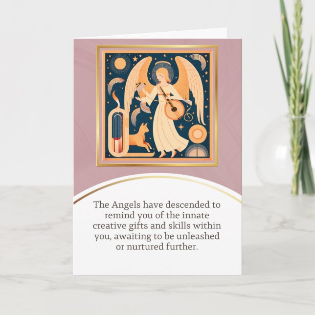 angel message egypt  happy birthday kort (Framsida)