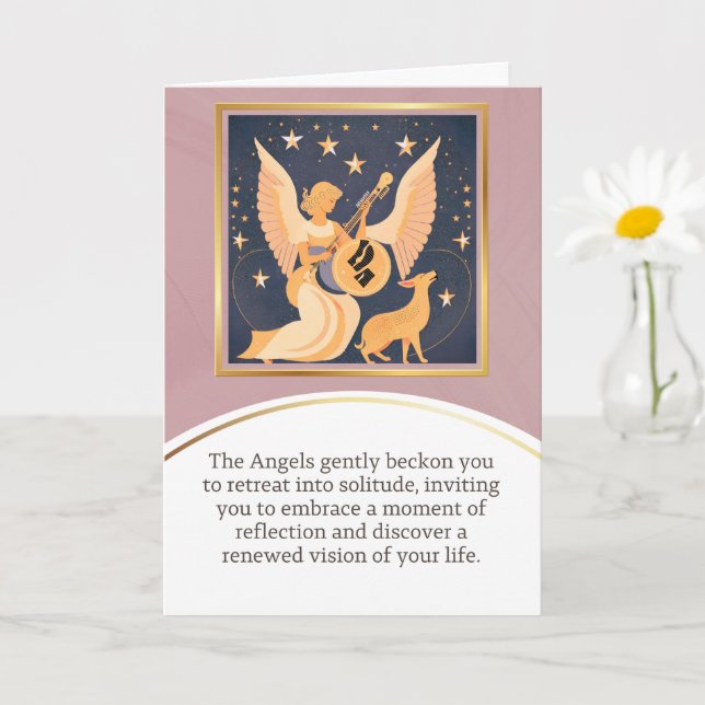 angel message egypt  happy birthday kort (Liten växt)