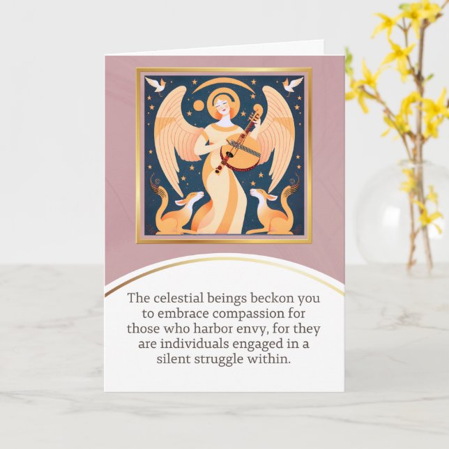 angel message egypt  happy birthday kort (Gul blomma)
