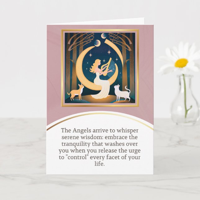 angel message egypt  happy birthday kort (Liten växt)