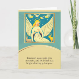 angel message happy birthday kort