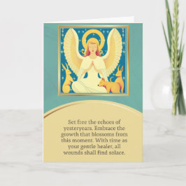 angel message happy birthday kort
