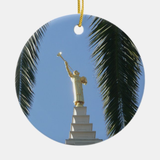 Angel Moroni Ceramic Ornament (Framsidan)