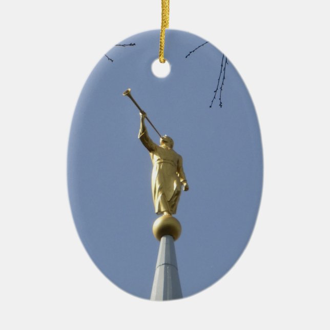 Angel Moroni Ceramic Ornament (Framsidan)