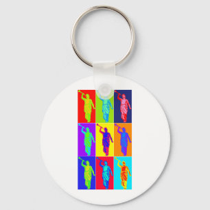 Angel Moroni Pop Art Nyckelring