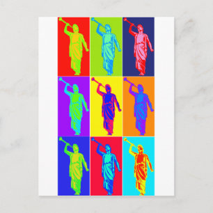 Angel Moroni Pop Art Vykort