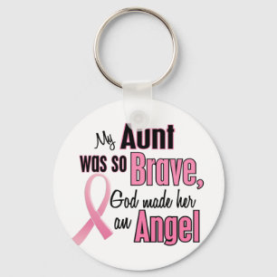 Angel MOSTER Breast Cancer T-Shirts & Apparel Nyckelring