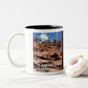 Ängel mugg för kaffe för landningZion nationalp