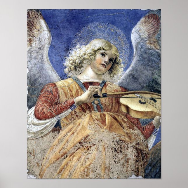Angel Musician av Melozzo da Forli Poster (Framsidan)