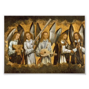 Angel Musician c1480 Fototryck