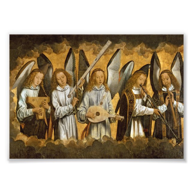 Angel Musician c1480 Fototryck (Framsidan)