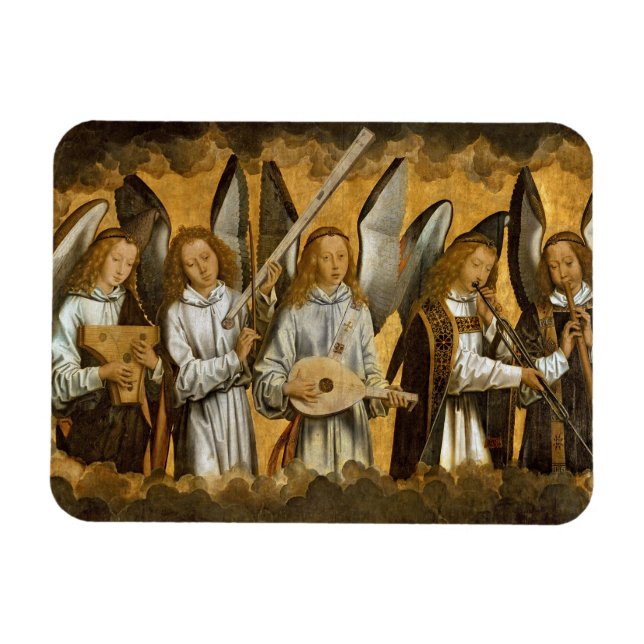 Angel Musician c1480 Magnet (Horisontell)