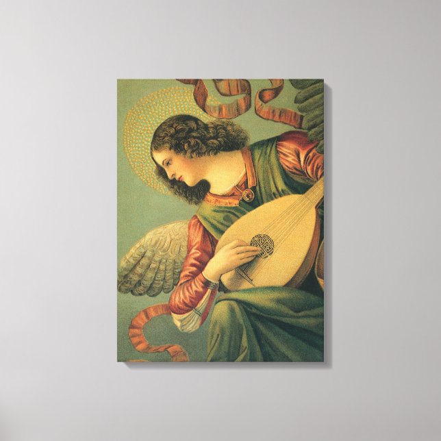 Angel Musician, Melozzo da Forli, Renaissance Art Canvastryck (Framsida)
