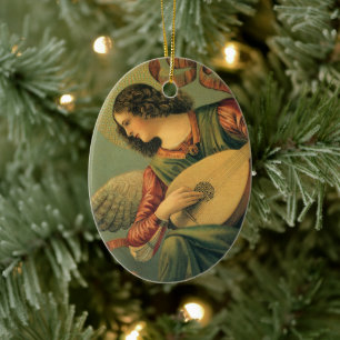 Angel Musician, Melozzo da Forli, Renaissance Art Julgransprydnad Keramik