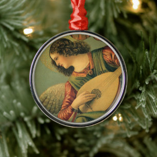 Angel Musician, Melozzo da Forli, Renaissance Art Julgransprydnad Metall