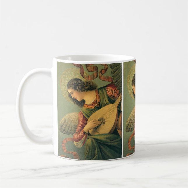 Angel Musician, Melozzo da Forli, Renaissance Art Kaffemugg (Vänster)
