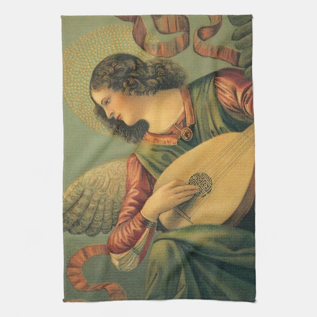 Angel Musician, Melozzo da Forli, Renaissance Art Kökshandduk (Vertikal)