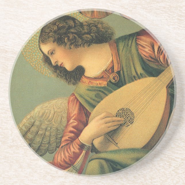 Angel Musician, Melozzo da Forli, Renaissance Art Underlägg Sandsten (Framsidan)
